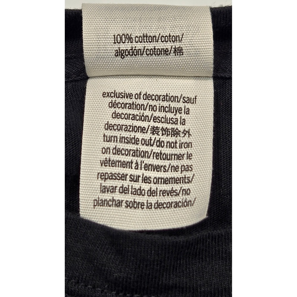 Victoria's Secret PINK XS Black Long Sleeve T-Shirt Dog Logo Pocket‎ Graphic - Picture 4 of 6